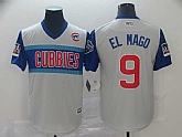 Cubs 9 Javier Baez El Mago Gray 2019 MLB Little League Classic Player Jersey,baseball caps,new era cap wholesale,wholesale hats